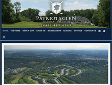 Tablet Screenshot of patriotsglennational.com